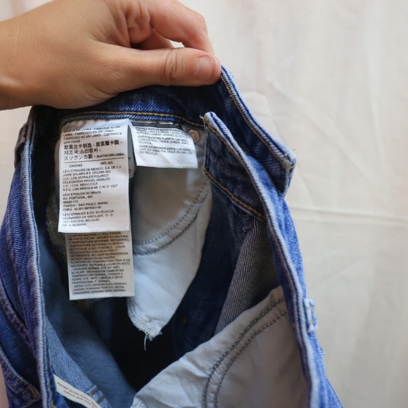 Levi's 721 Vintage High Rise Women's Skinny Jeans Size 28 Orange Tab - Picture 7 of 11